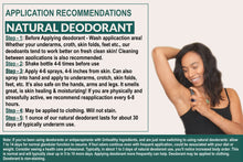 Load image into Gallery viewer, “NATURE” New Natural Deodorant – for Women & Men